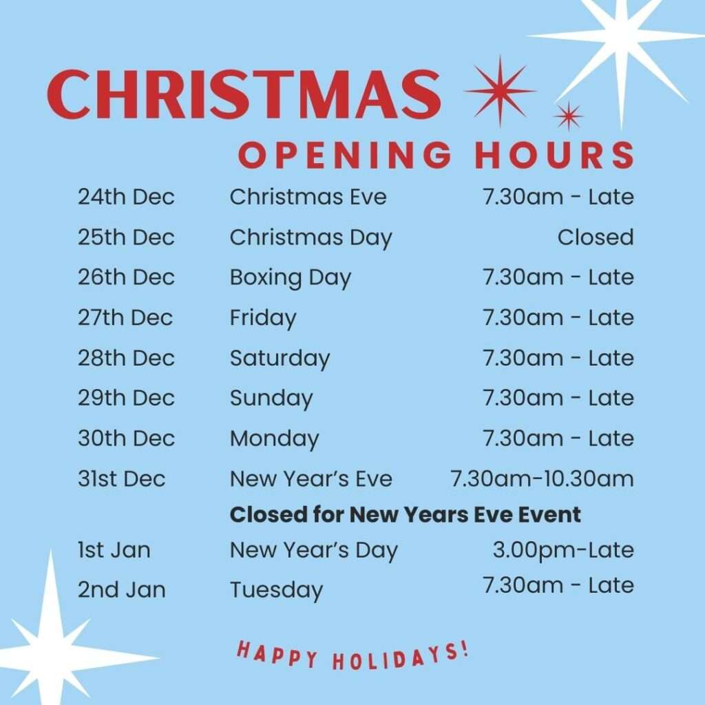 Caves Seasonal Opening Hours